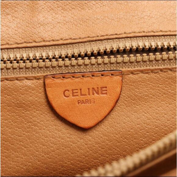 Vintage Celine Coated Canvas Shoulder Bag - Picture 5 of 11